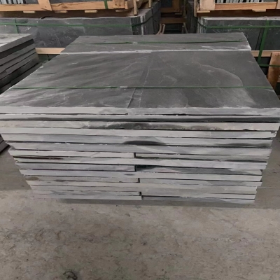 blue slate paving for a domestic project